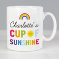 Personalised Rainbow Cup of Sunshine Mug from Heartfelt Gifts