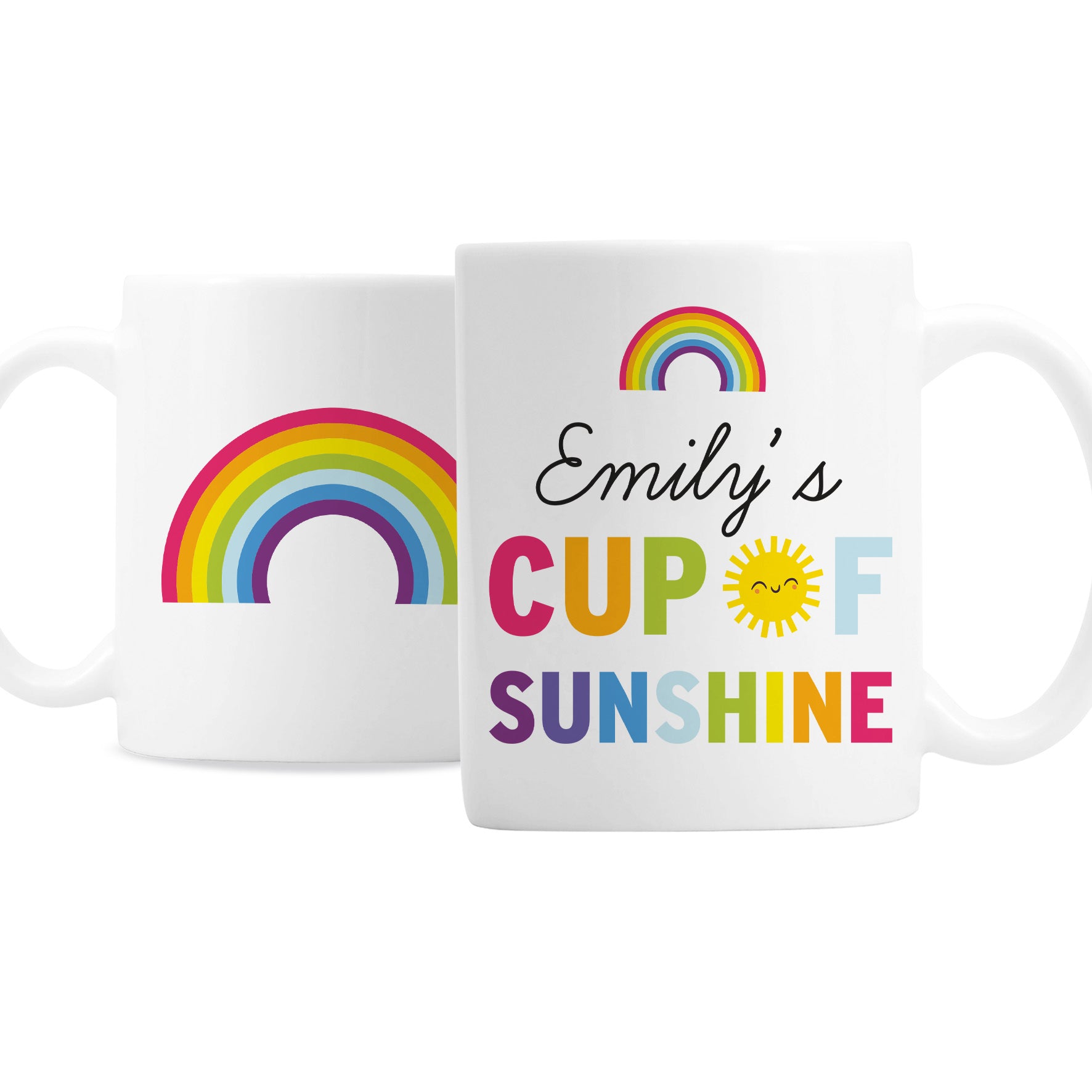 Personalised Rainbow Cup of Sunshine Mug - image 2