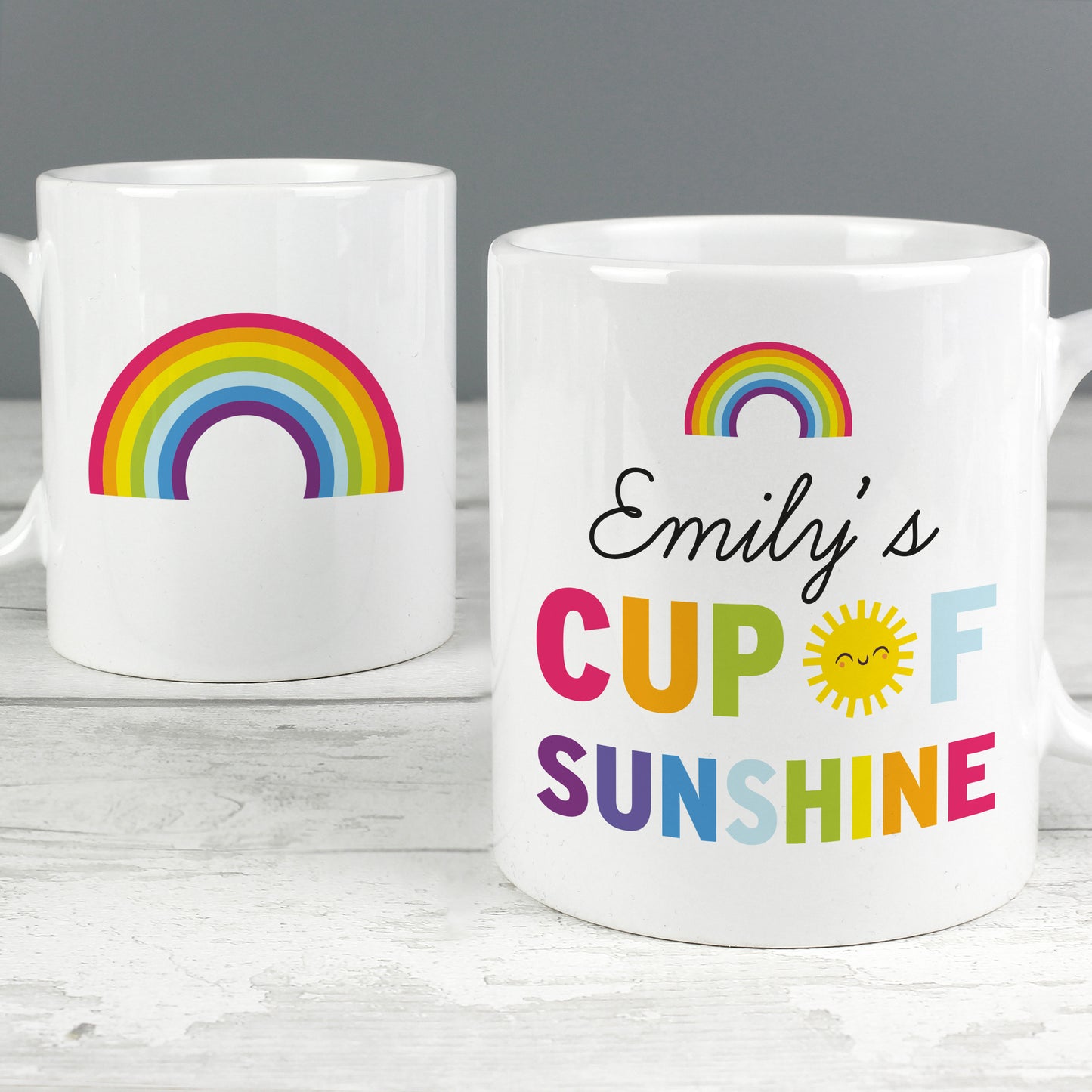 Personalised Rainbow Cup of Sunshine Mug - image 3