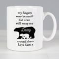 Personalised My Fingers May Be Small Bears Mug from Heartfelt Gifts