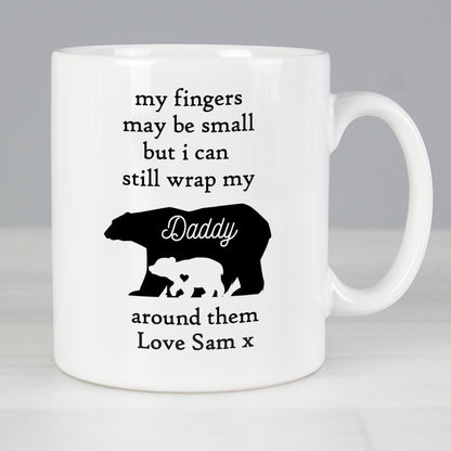 Personalised My Fingers May Be Small Bears Mug from Heartfelt Gifts