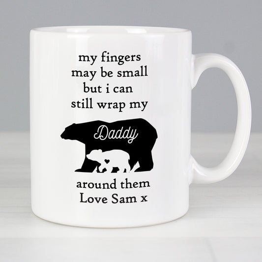 Personalised My Fingers May Be Small Bears Mug from Heartfelt Gifts