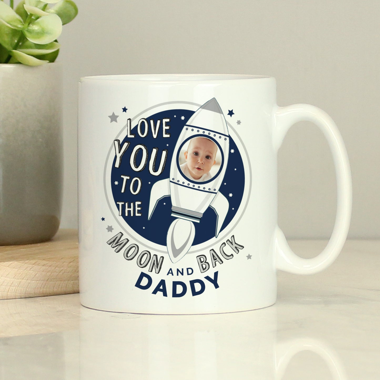Personalised Moon & Back Photo Upload Mug from Heartfelt Gifts