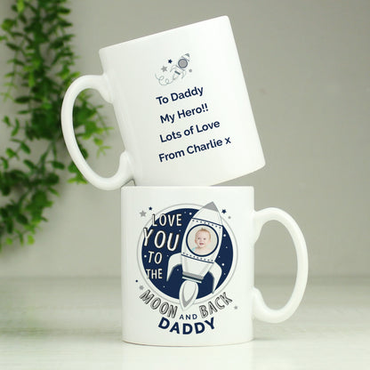 Personalised Moon & Back Photo Upload Mug - image 2