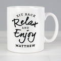 Personalised Sit Back & Relax Mug from Heartfelt Gifts