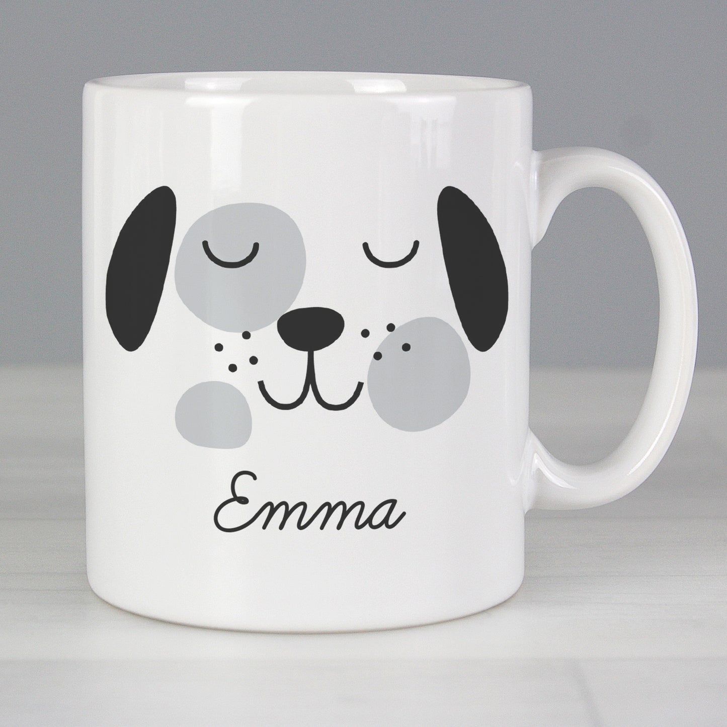 Personalised Cute Dog Face Mug from Heartfelt Gifts