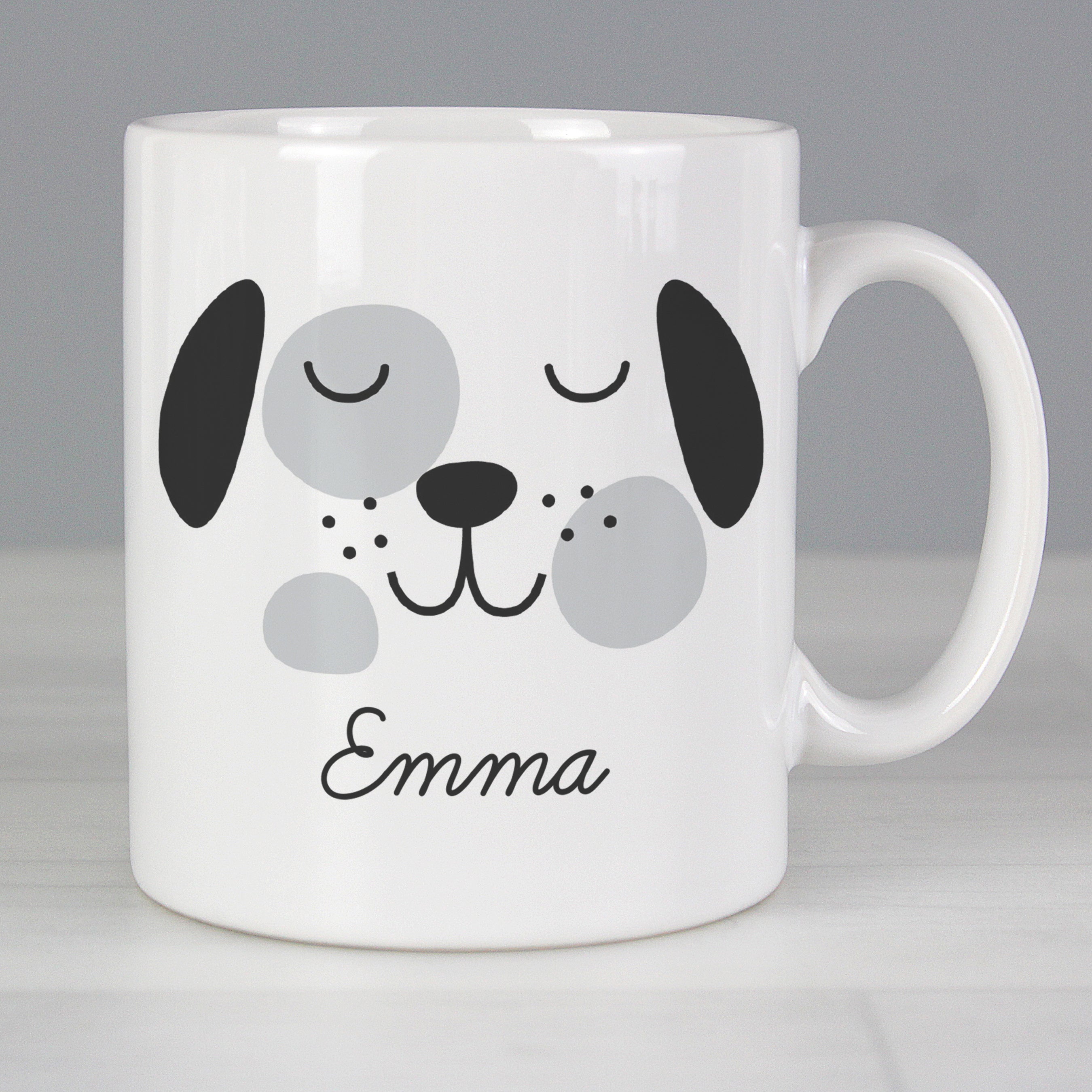 Personalised Cute Dog Face Mug from Heartfelt Gifts
