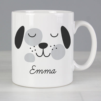 Personalised Cute Dog Face Mug from Heartfelt Gifts
