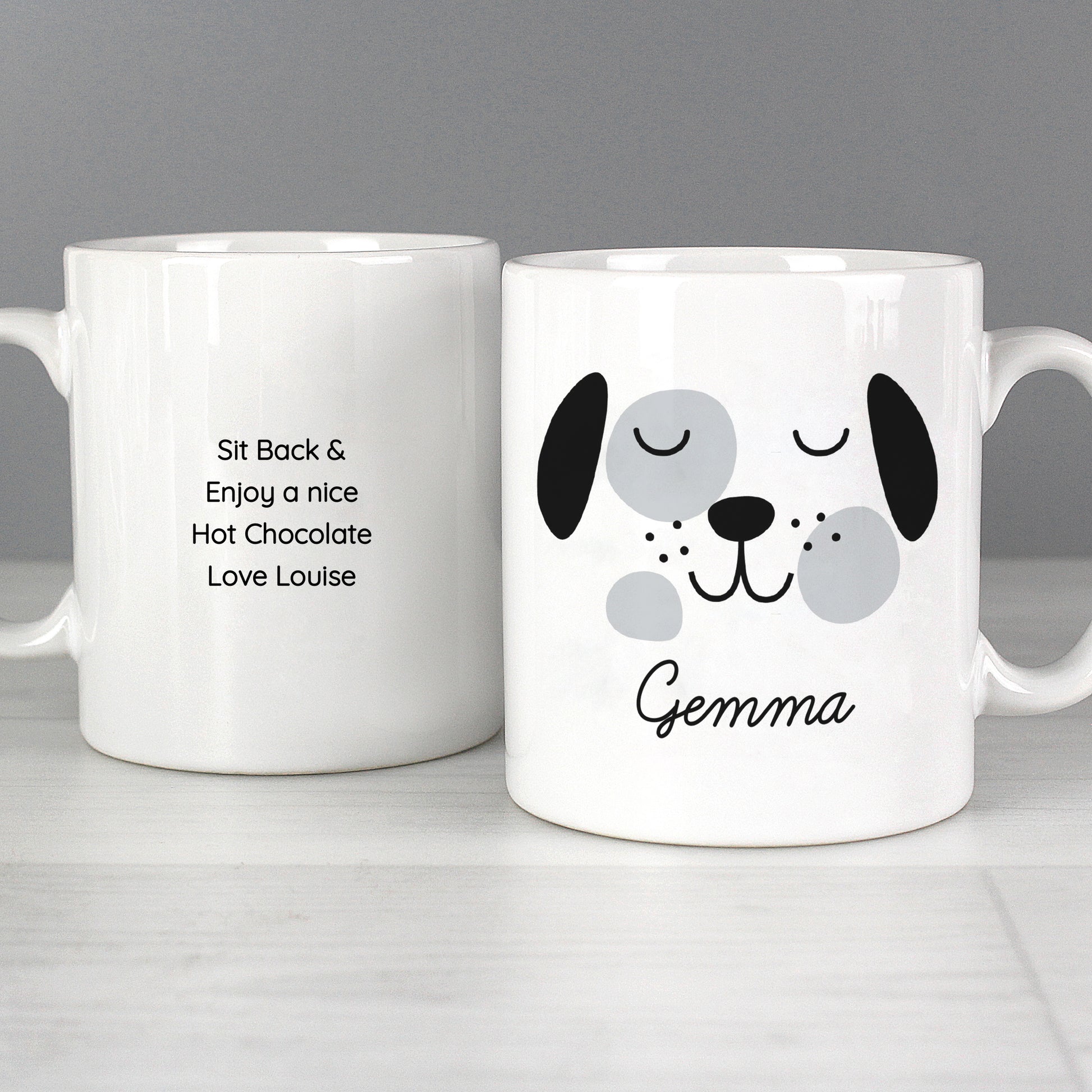 Personalised Cute Dog Face Mug - image 3