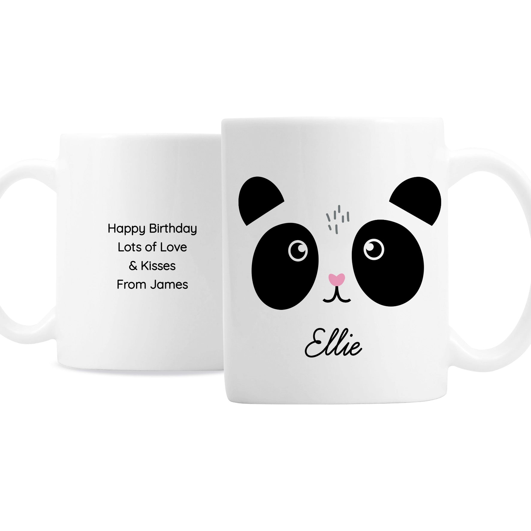 Personalised Cute Panda Face Mug - image 2