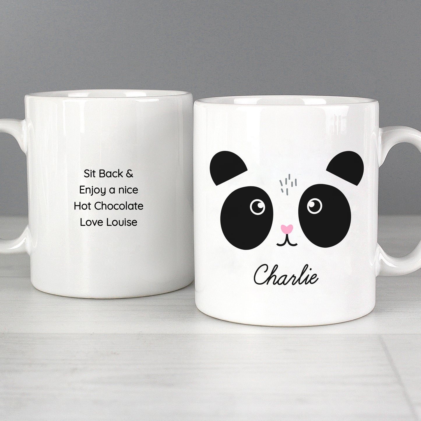 Personalised Cute Panda Face Mug - image 3