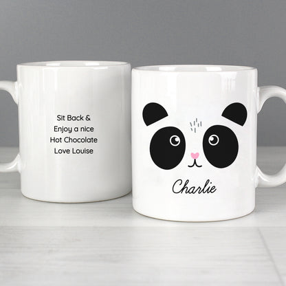 Personalised Cute Panda Face Mug - image 3
