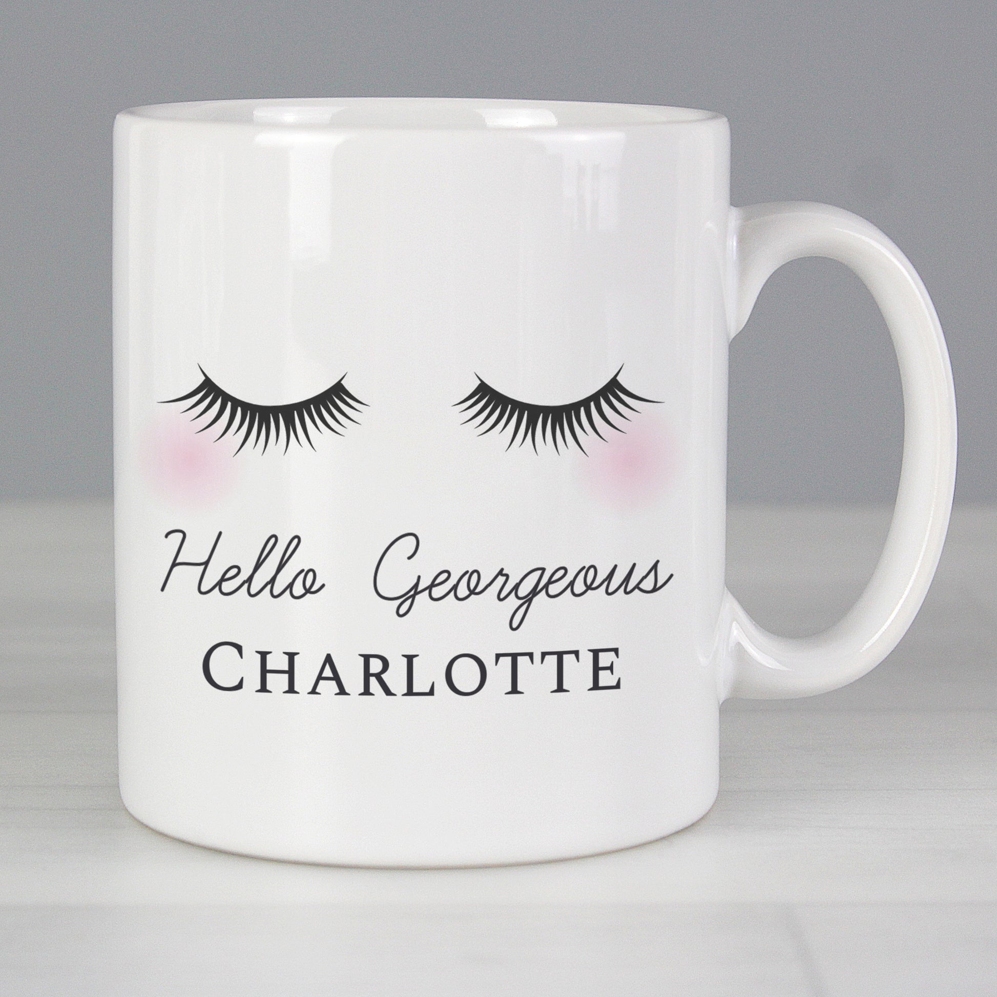 Personalised Eyelashes Mug from Heartfelt Gifts