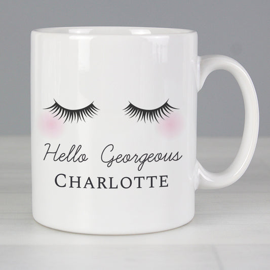 Personalised Eyelashes Mug from Heartfelt Gifts