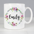 Personalised Floral Mug from Heartfelt Gifts
