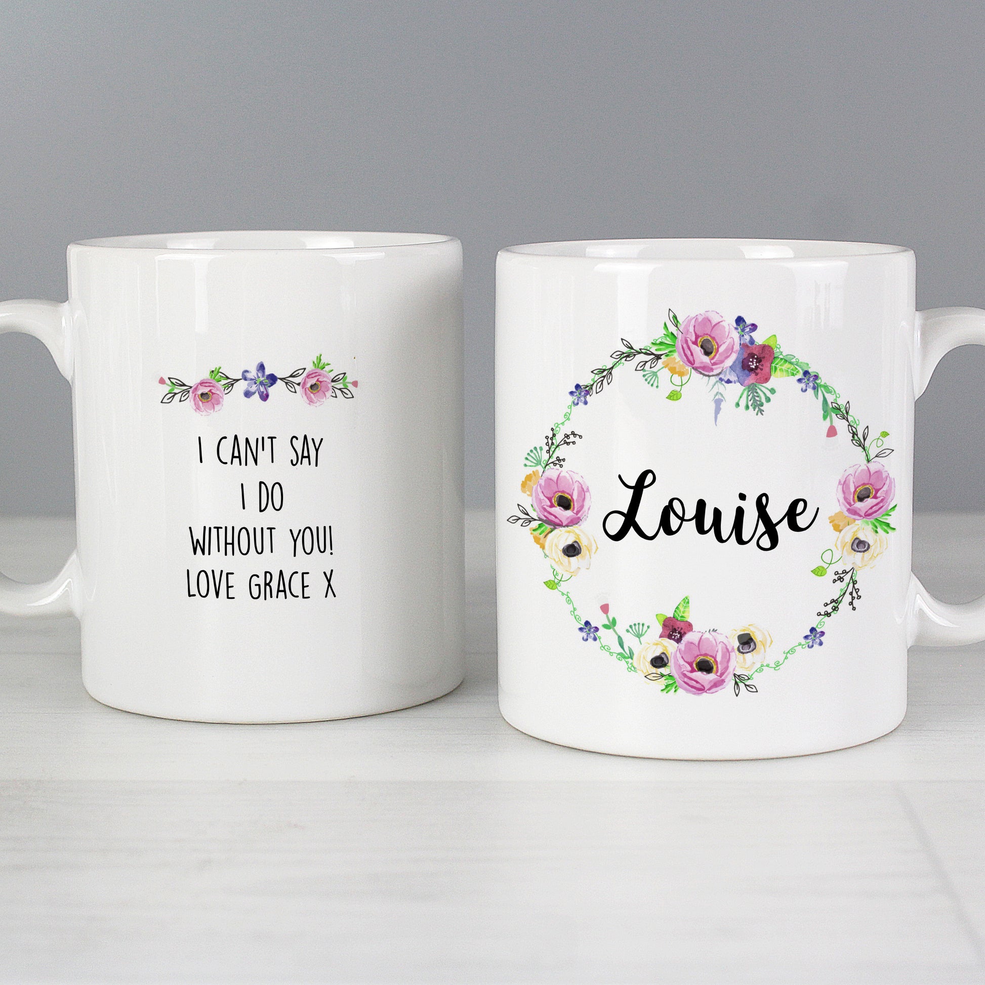 Personalised Floral Mug - image 4