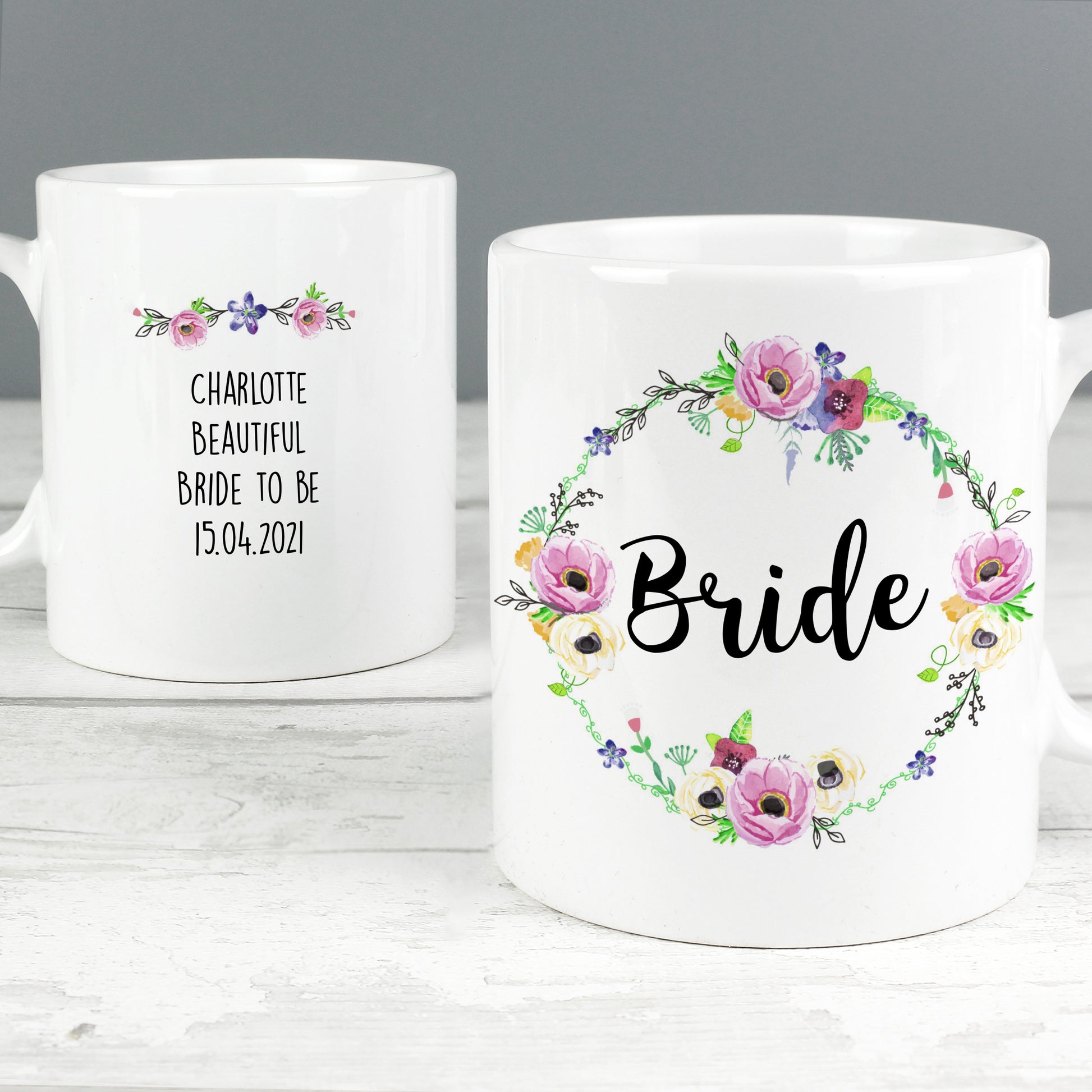 Personalised Floral Mug - image 5