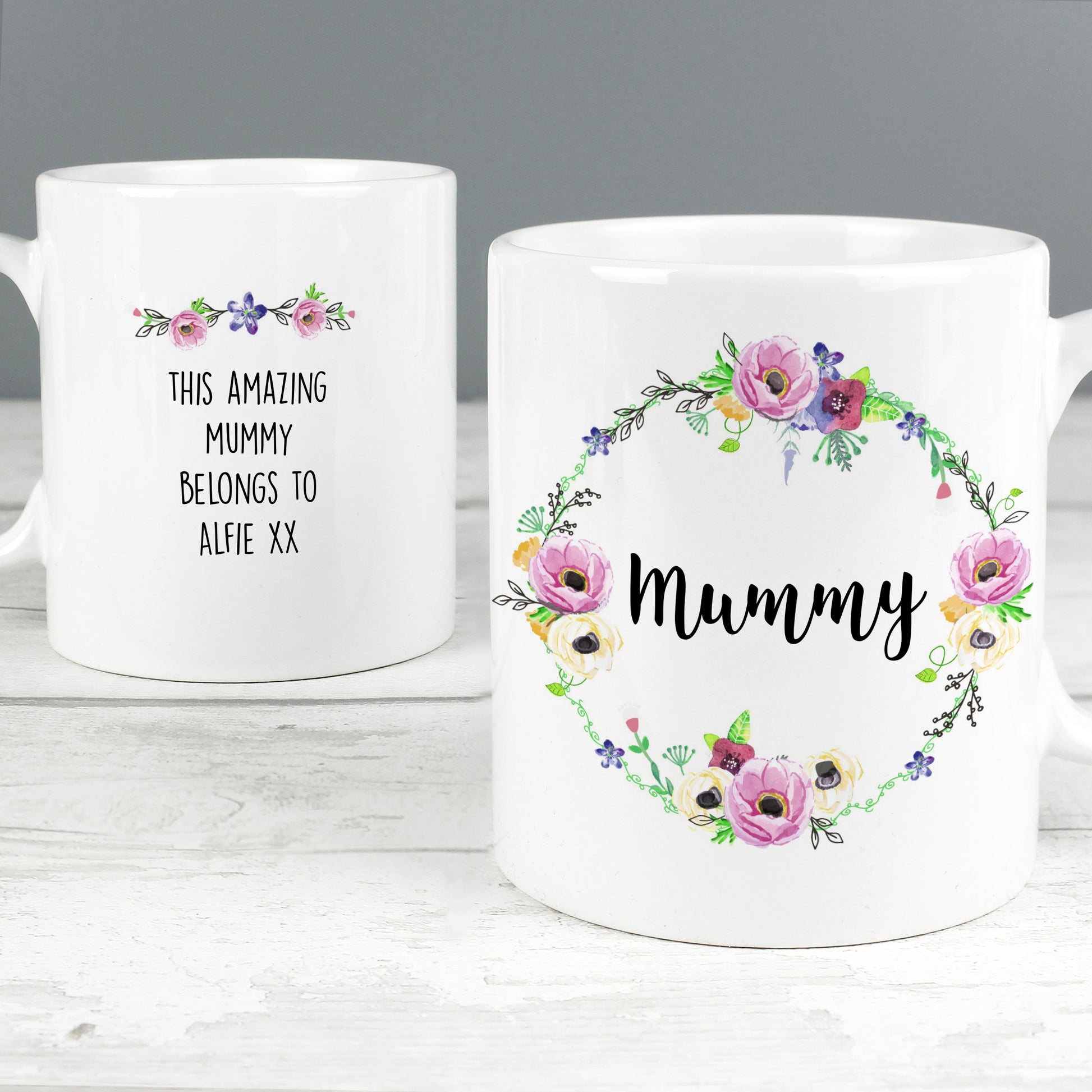 Personalised Floral Mug - image 6