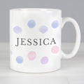 Personalised Pink Spot Mug from Heartfelt Gifts