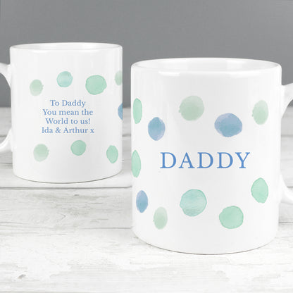 Personalised Blue Spot Mug - image 4