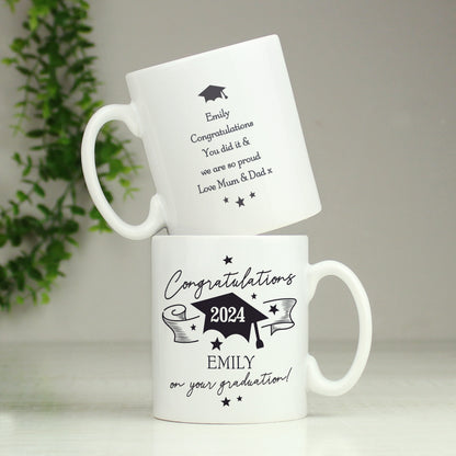 Personalised Graduation Scroll Mug from Heartfelt Gifts