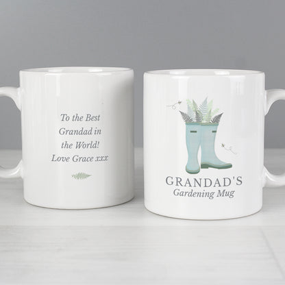 Personalised Blue Wellies Mug - image 3