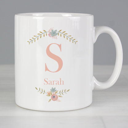 Personalised Floral Bouquet Mug from Heartfelt Gifts