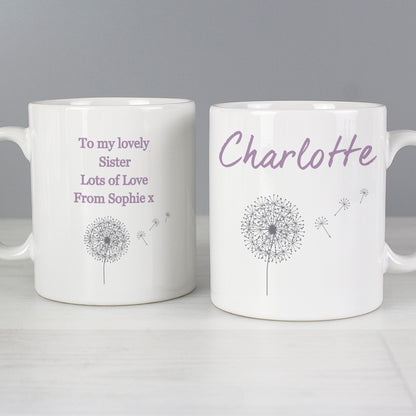 Personalised Dandelion Mug - image 3