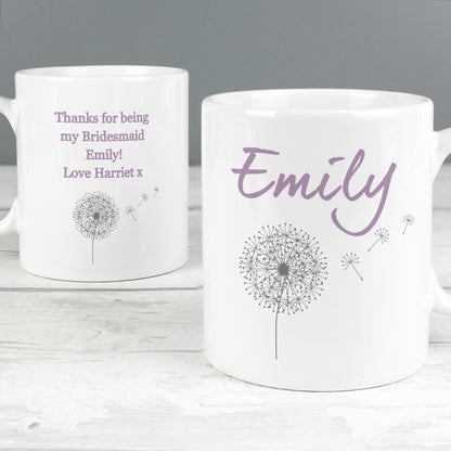 Personalised Dandelion Mug - image 4
