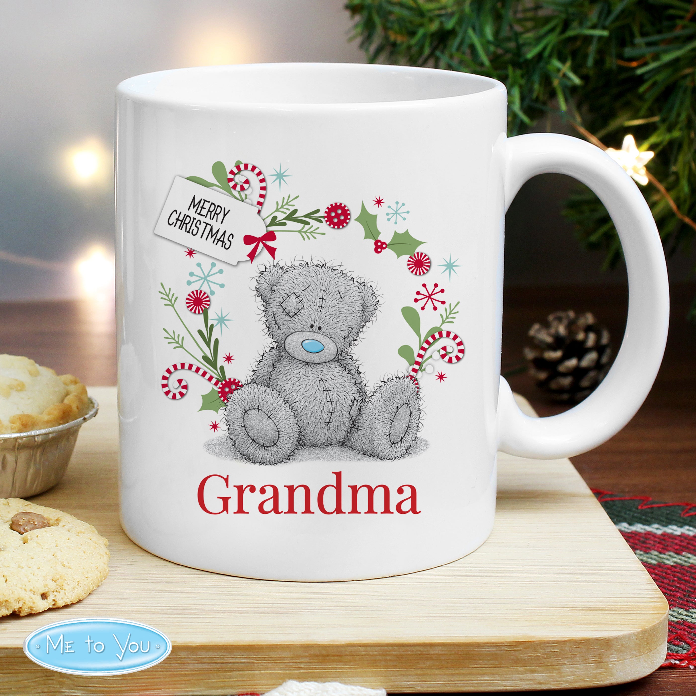 Personalised Me to You 'For Nan, Grandma, Mum' Christmas Mug from Heartfelt Gifts