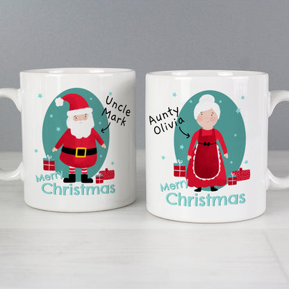Personalised Mr & Mrs Claus Mug Set - image 2
