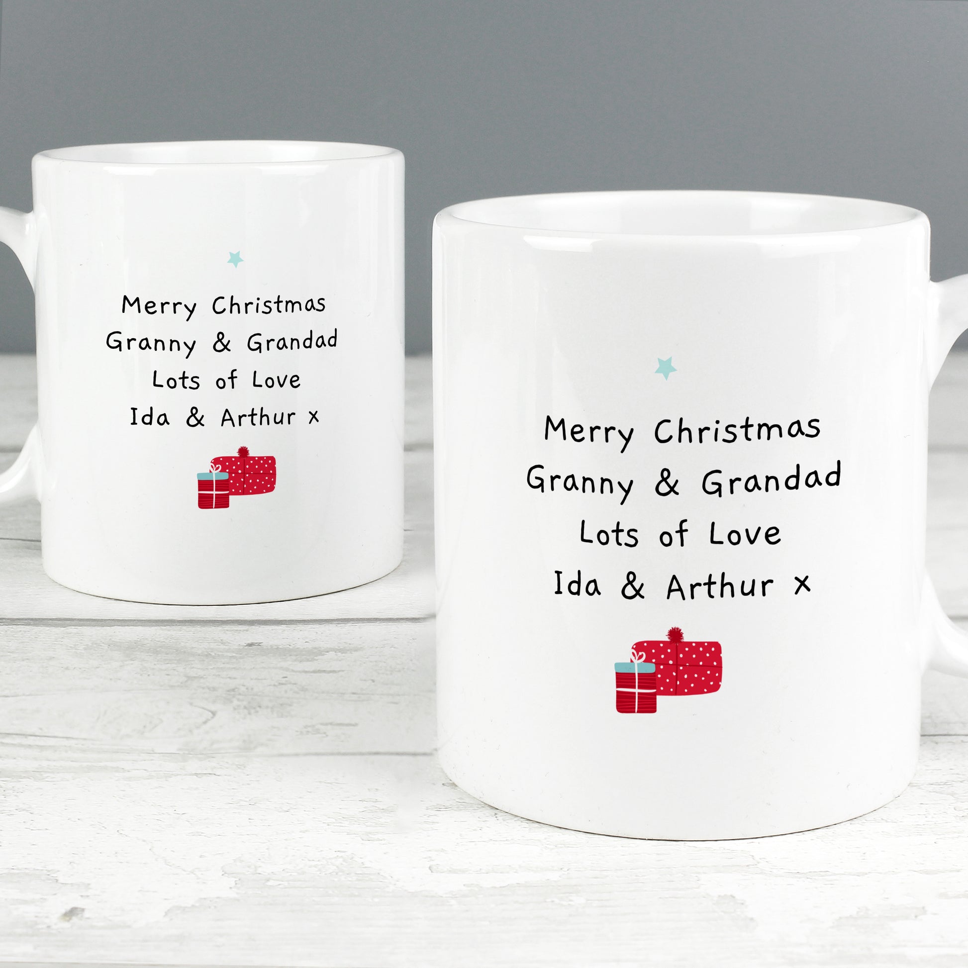 Personalised Mr & Mrs Claus Mug Set - image 3