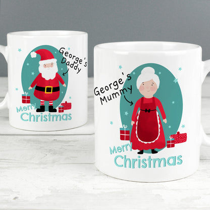 Personalised Mr & Mrs Claus Mug Set - image 6