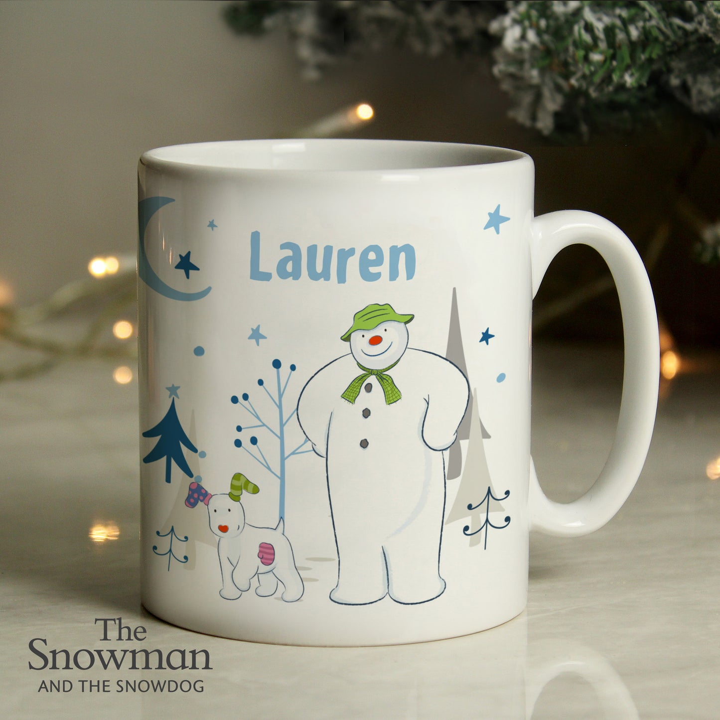 Personalised The Snowman and the Snowdog Mug - image 2