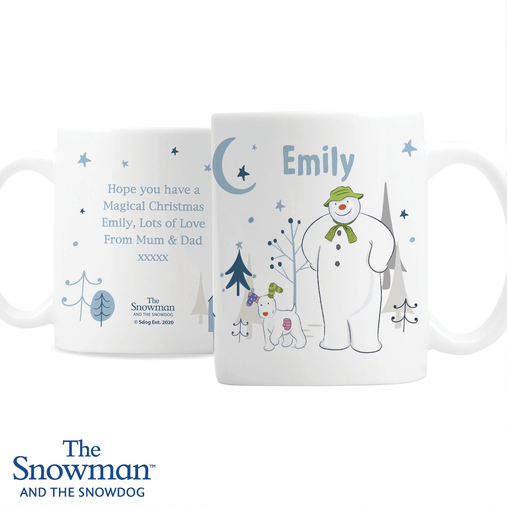 Personalised The Snowman and the Snowdog Mug - image 5
