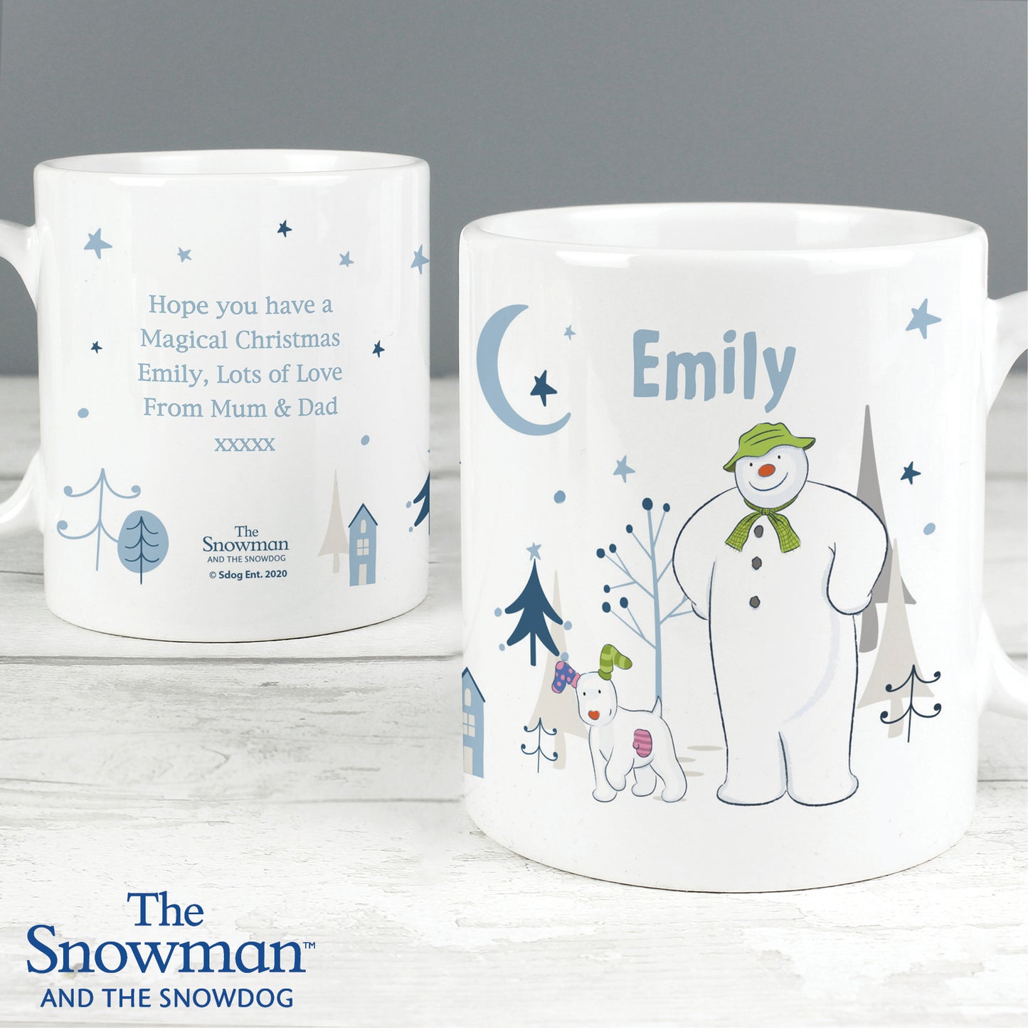 Personalised The Snowman and the Snowdog Mug - image 6