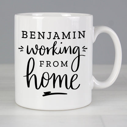 Personalised Working From Home Mug from Heartfelt Gifts