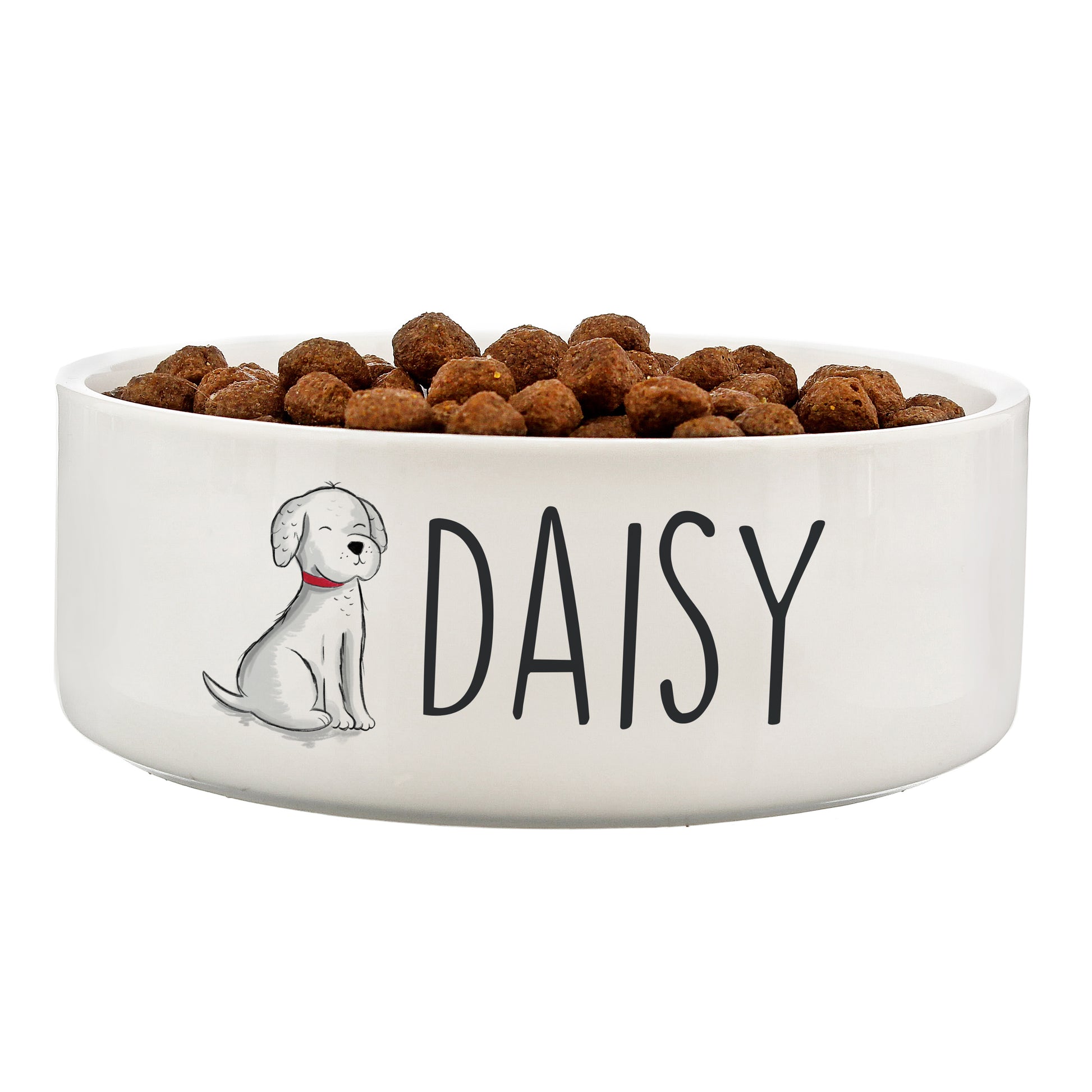 Personalised Scribble Dog 15cm Medium Pet Bowl - image 2