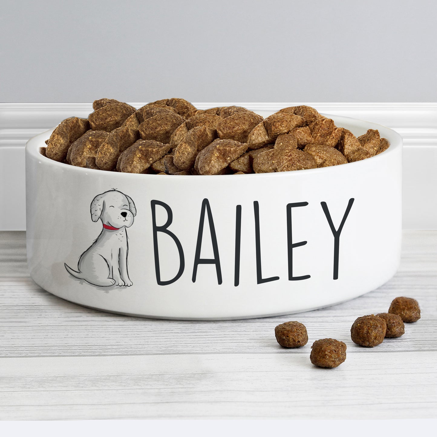 Personalised Scribble Dog 15cm Medium Pet Bowl - image 3