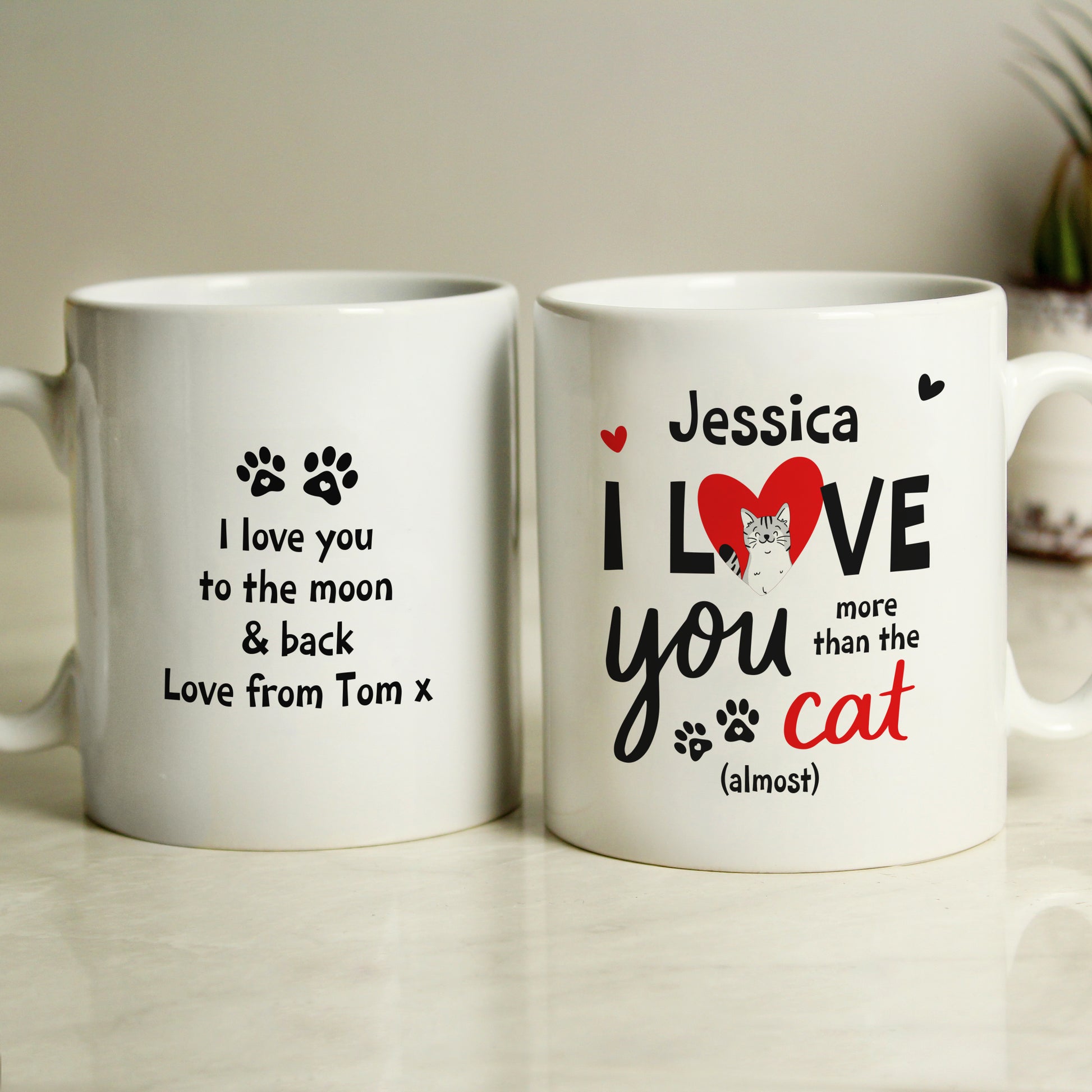 Personalised I Love You More Than The Cat Mug - image 3