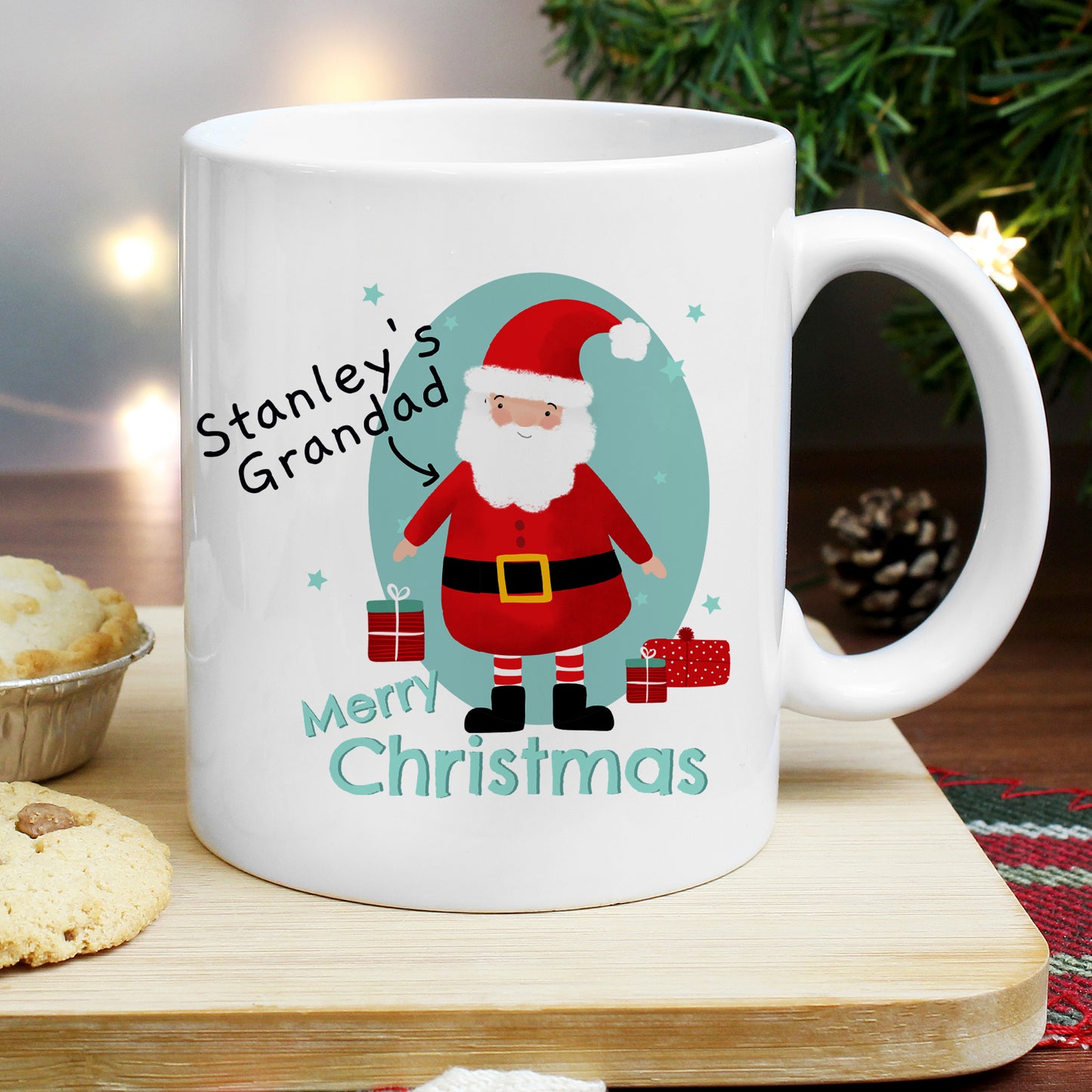 Personalised Mr Claus Christmas Mug from Heartfelt Gifts