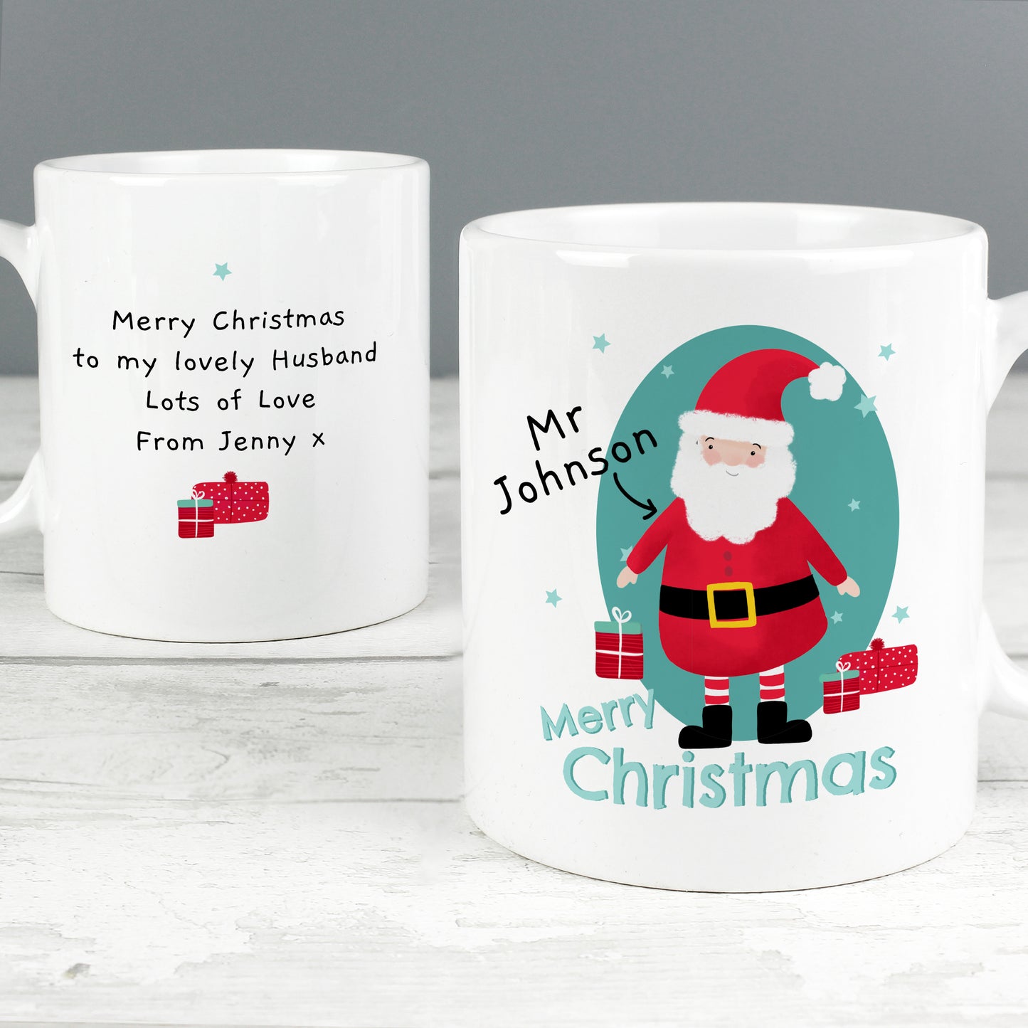 Personalised Mr Claus Christmas Mug - image 3