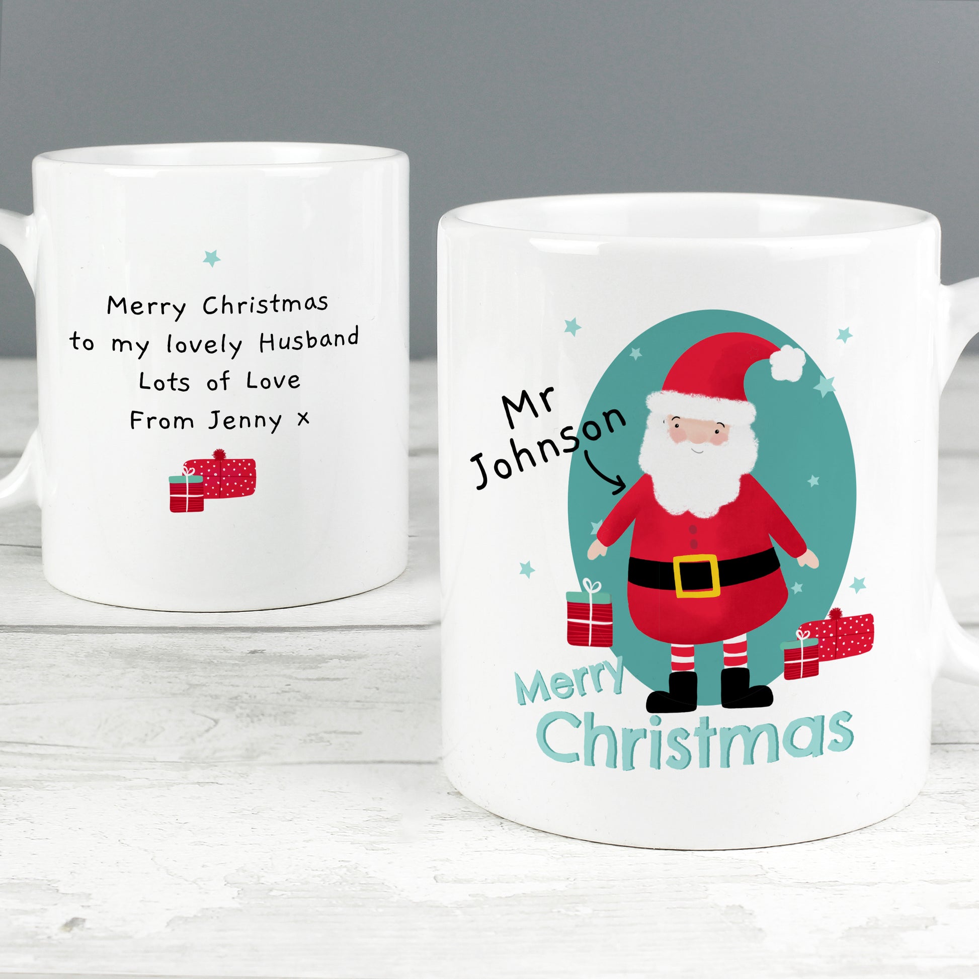 Personalised Mr Claus Christmas Mug - image 3
