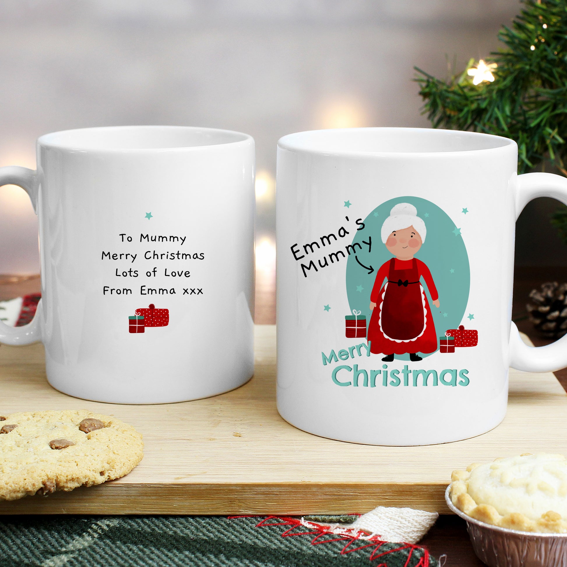 Personalised Mrs Claus Christmas Mug - image 2