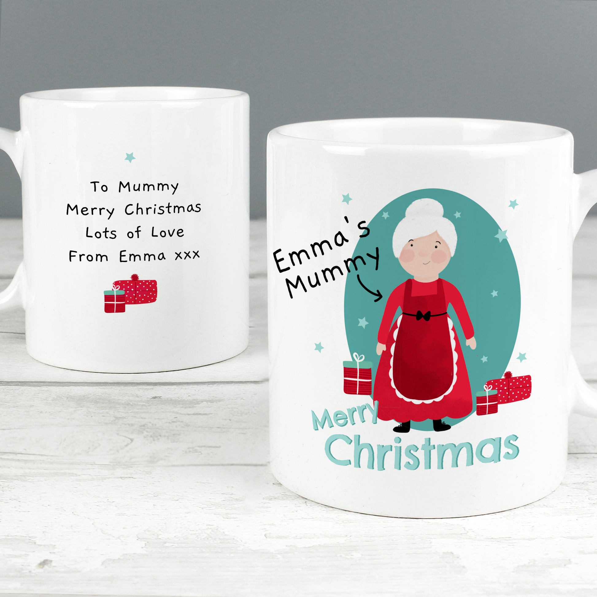 Personalised Mrs Claus Christmas Mug - image 4