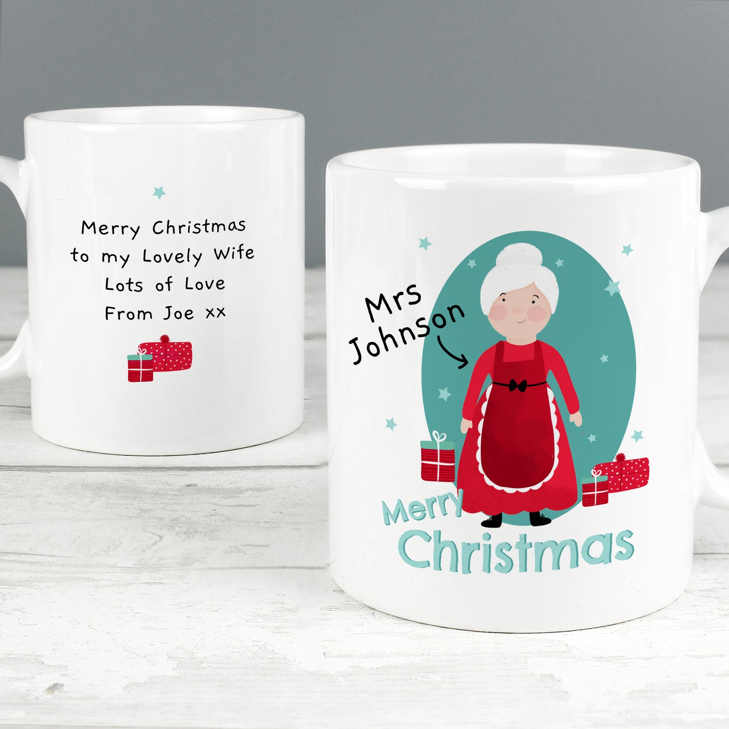 Personalised Mrs Claus Christmas Mug - image 6