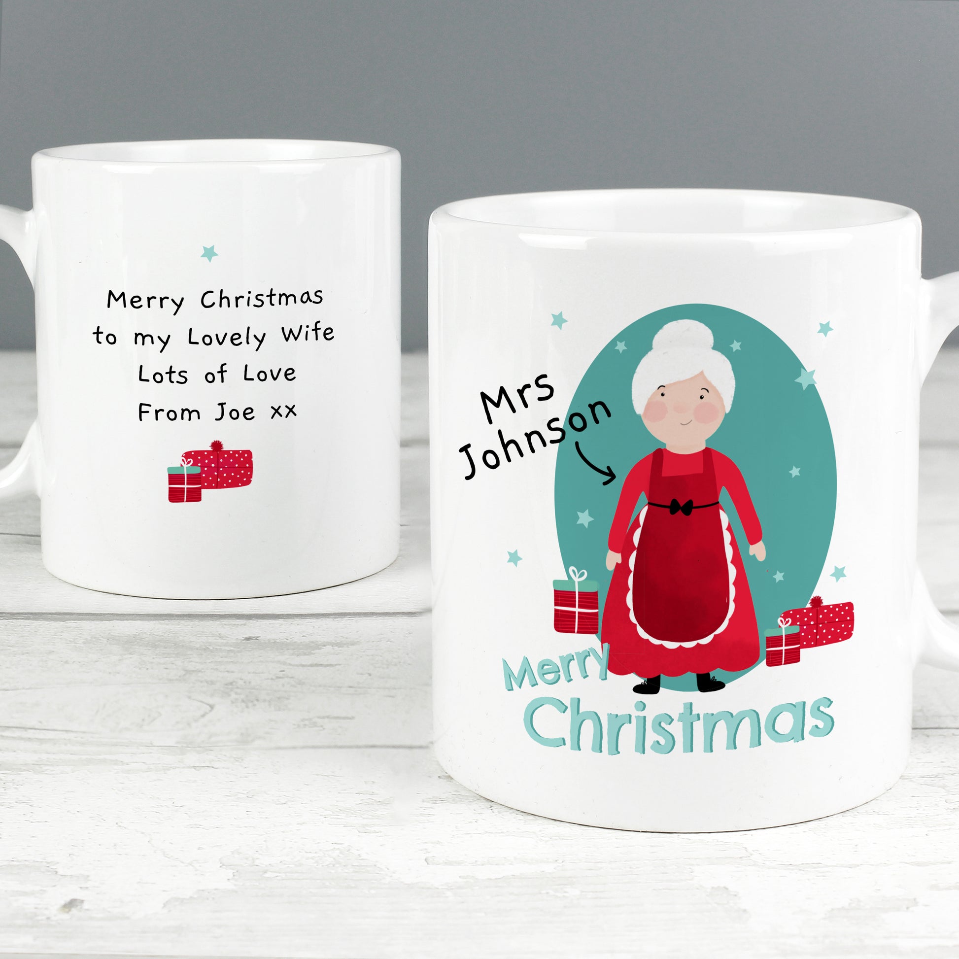 Personalised Mrs Claus Christmas Mug - image 6