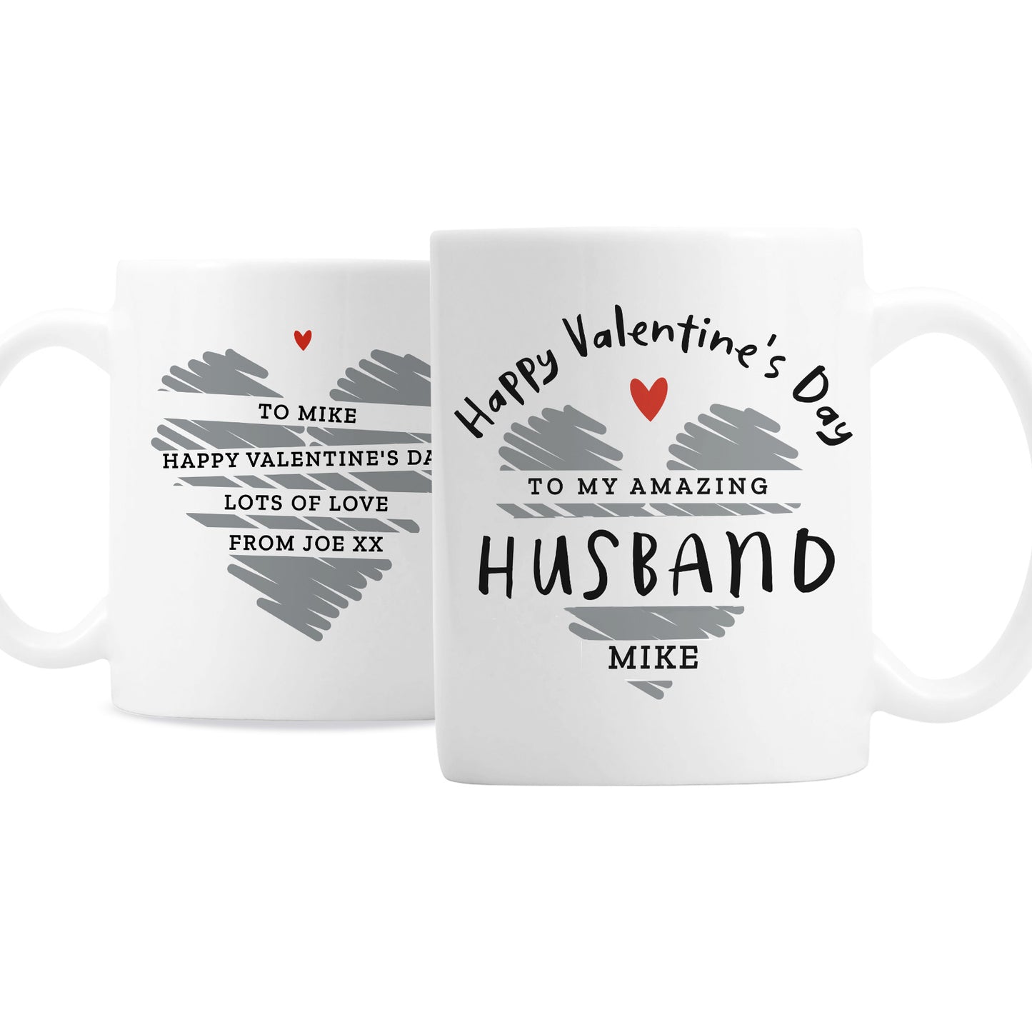 Personalised Happy Valentine's Day Mug - image 2