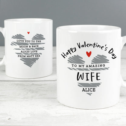 Personalised Happy Valentine's Day Mug - image 4