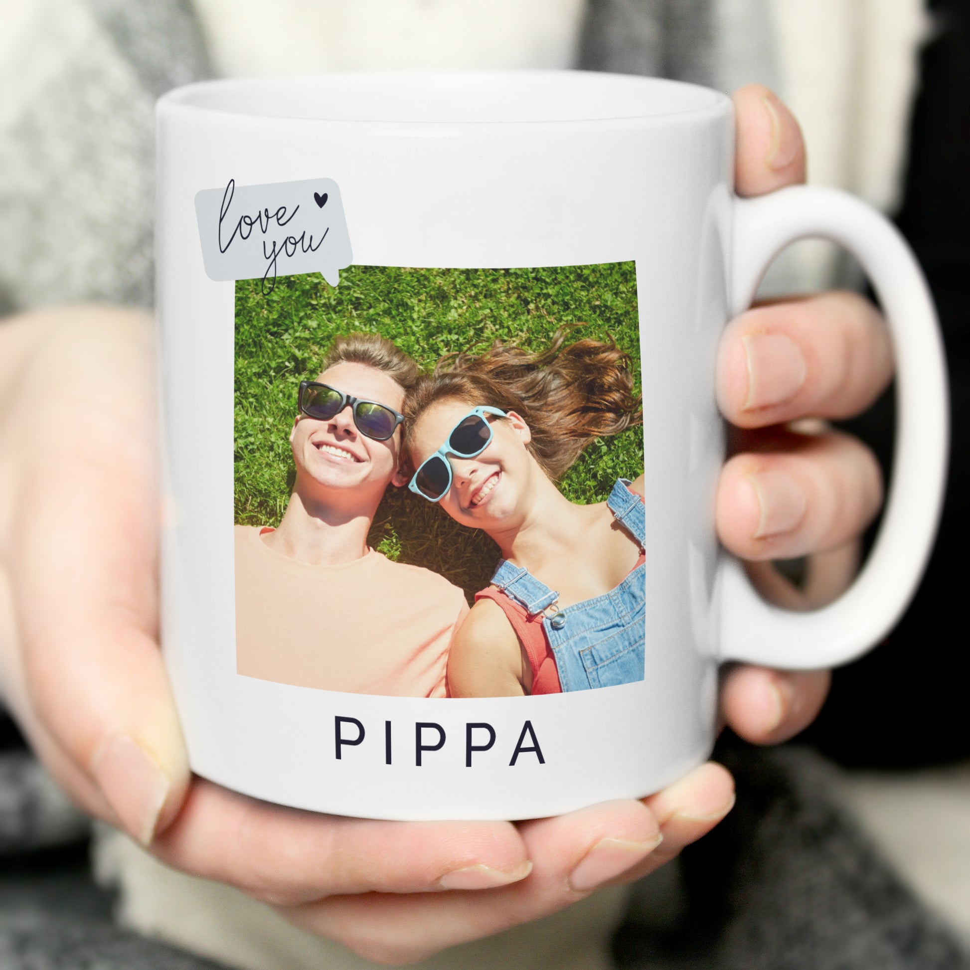 Personalised Love You Snapshot Photo Upload Mug from Heartfelt Gifts